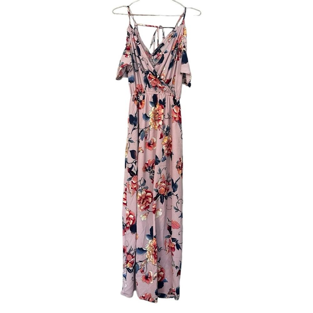 One clothing off the shoulder Floral Maxi Dress size small